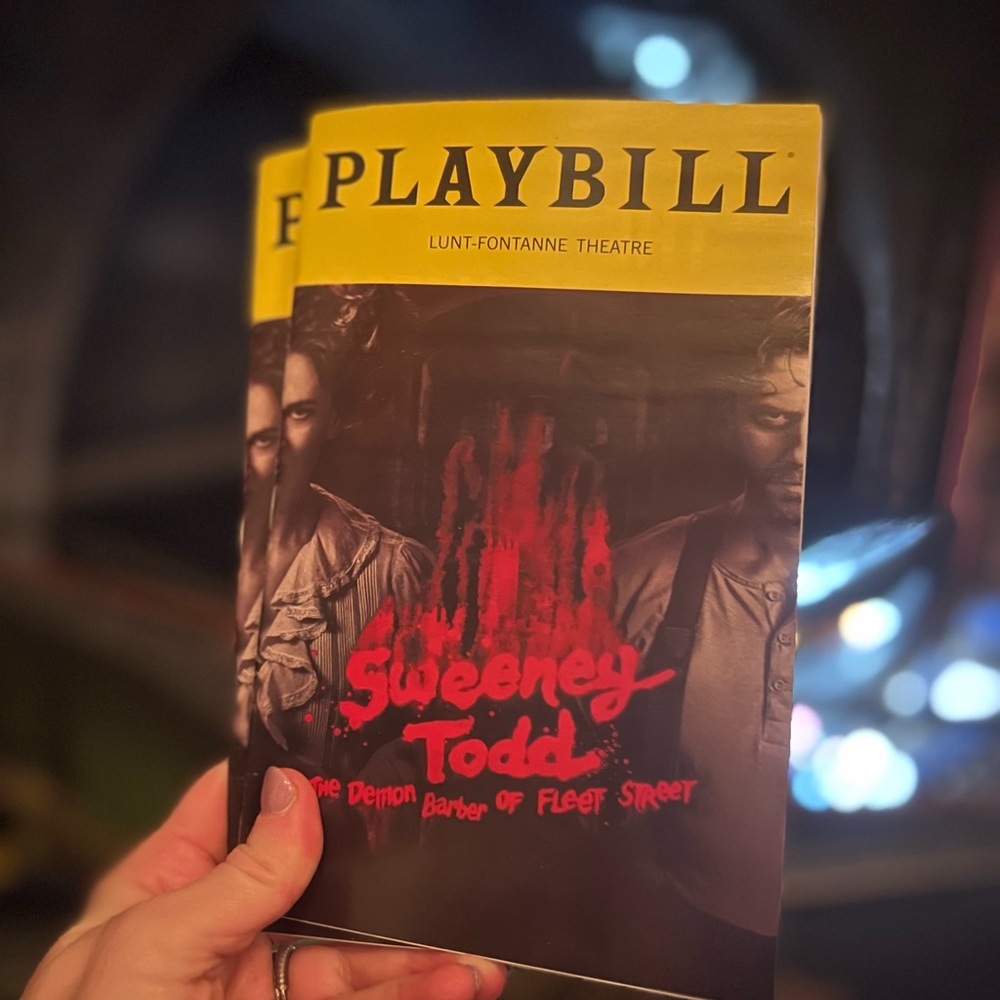 Sweeney Todd The Demon Barber of Fleet Street Playbill